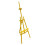 (Yellow) Wooden Easel 1800mm High Blackboard Holder Display 1
