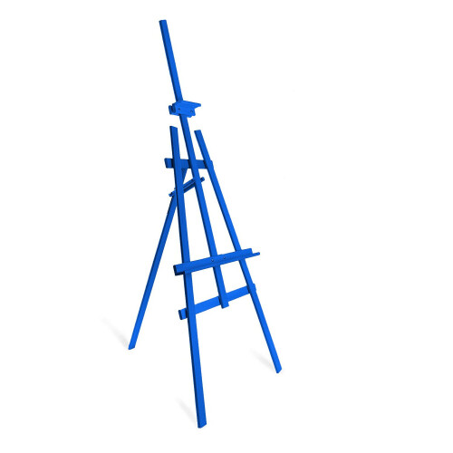 (Blue) Wooden Easel 1800mm High Blackboard Holder Display