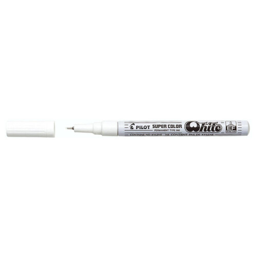 Pilot White Super Color Paint Marker Extra Fine