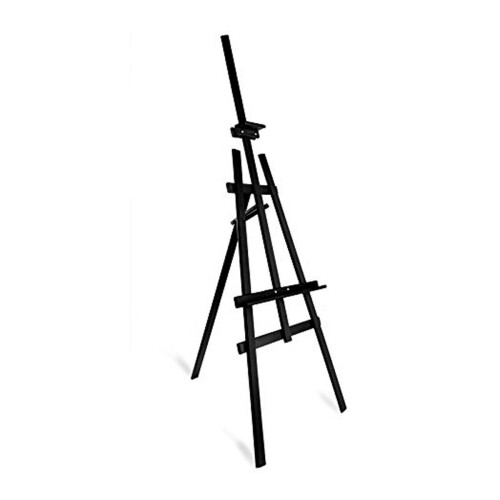 (Black) Wooden Easel 1800mm High Blackboard Holder Display 2
