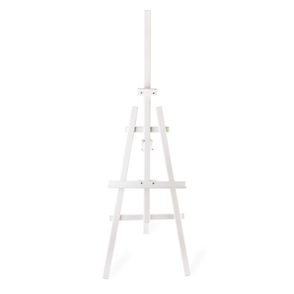 (White) Wooden Easel 1800mm High Blackboard Holder Display