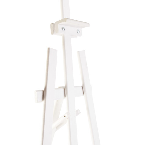 (White) Wooden Easel 1800mm High Blackboard Holder Display 1