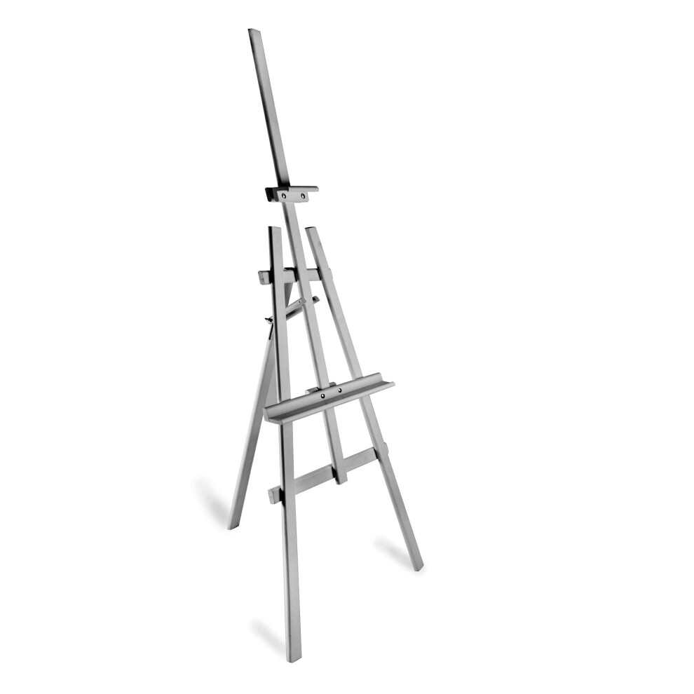(Grey) Wooden Easel 1800mm High Blackboard Holder Display