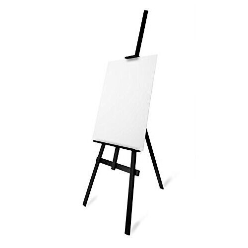 (Black) Wooden Easel 1800mm High Blackboard Holder Display 1
