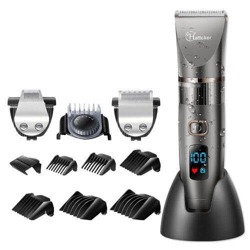 Hatteker Professional Cordless Hair Clipper & Beard Trimmer