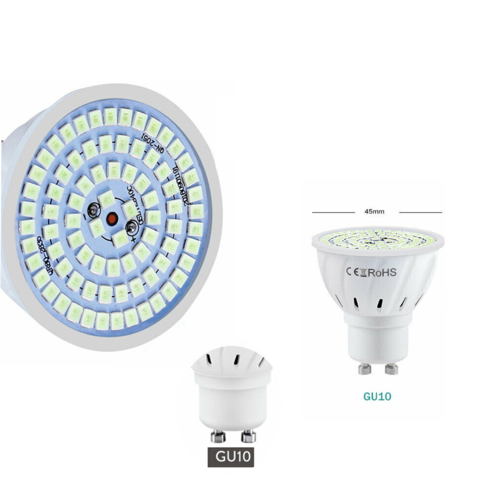 GU10 UV-C Ultraviolet LED Lamp 5W Desinfection Light 220V 72Leds