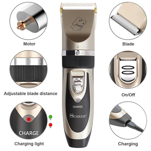 Cordless Dog Clippers | Electric Pet Grooming Kit 2