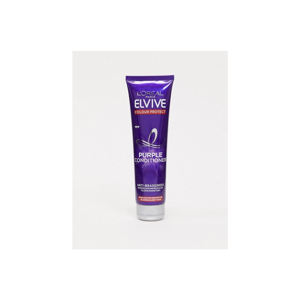LâOrã©Al Paris Purple L'oreal Elvive Colour Protect Anti-Brassiness Conditioner 150Ml