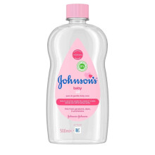 Johnson's Baby Oil 500ml – Moisturizing Massage Oil for Delicate Skin, Hypoallergenic & Dermatologist-Tested