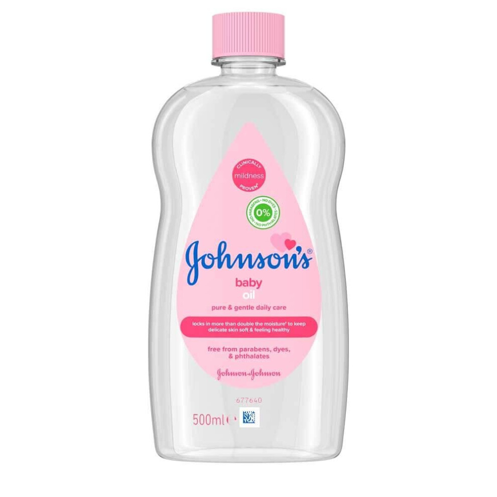 JOHNSON'S BABY OIL | 500ML | MOISTURIZING MASSAGE OIL