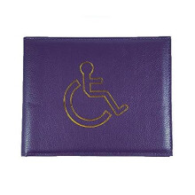 KAV High Quality Disabled Parking Badge Holder Protector Cover Wallet in PU Leather (Choose from 10 Colours)