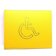 KAV High Quality Disabled Parking Badge Holder Protector Cover Wallet in PU Leather (Choose from 10 Colours)