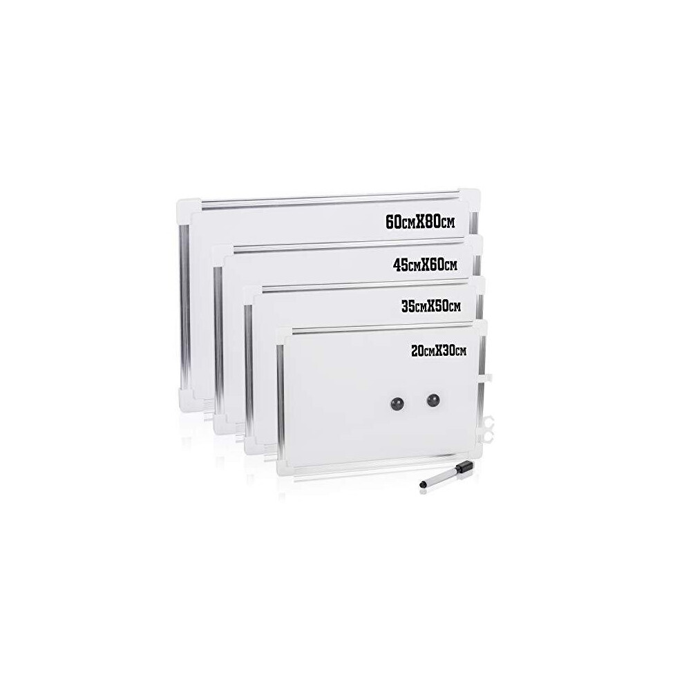 KAV- Notice Board White cork board Bulletin Board Message Memo Pin Board for Home Office School (choose your design and size from drop down) (Cork Boa