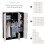 Homcom HOMCOM DIY Interlocking Plastic Modular Wardrobe 9