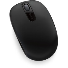 MICROSOFT Mobile Mouse 1850 - Mouse óptico - 3 botões - Sem fio - Receptor USB - Preto