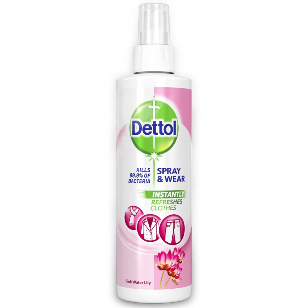 Dettol Spray & Wear Pink Water Lily, 250ml