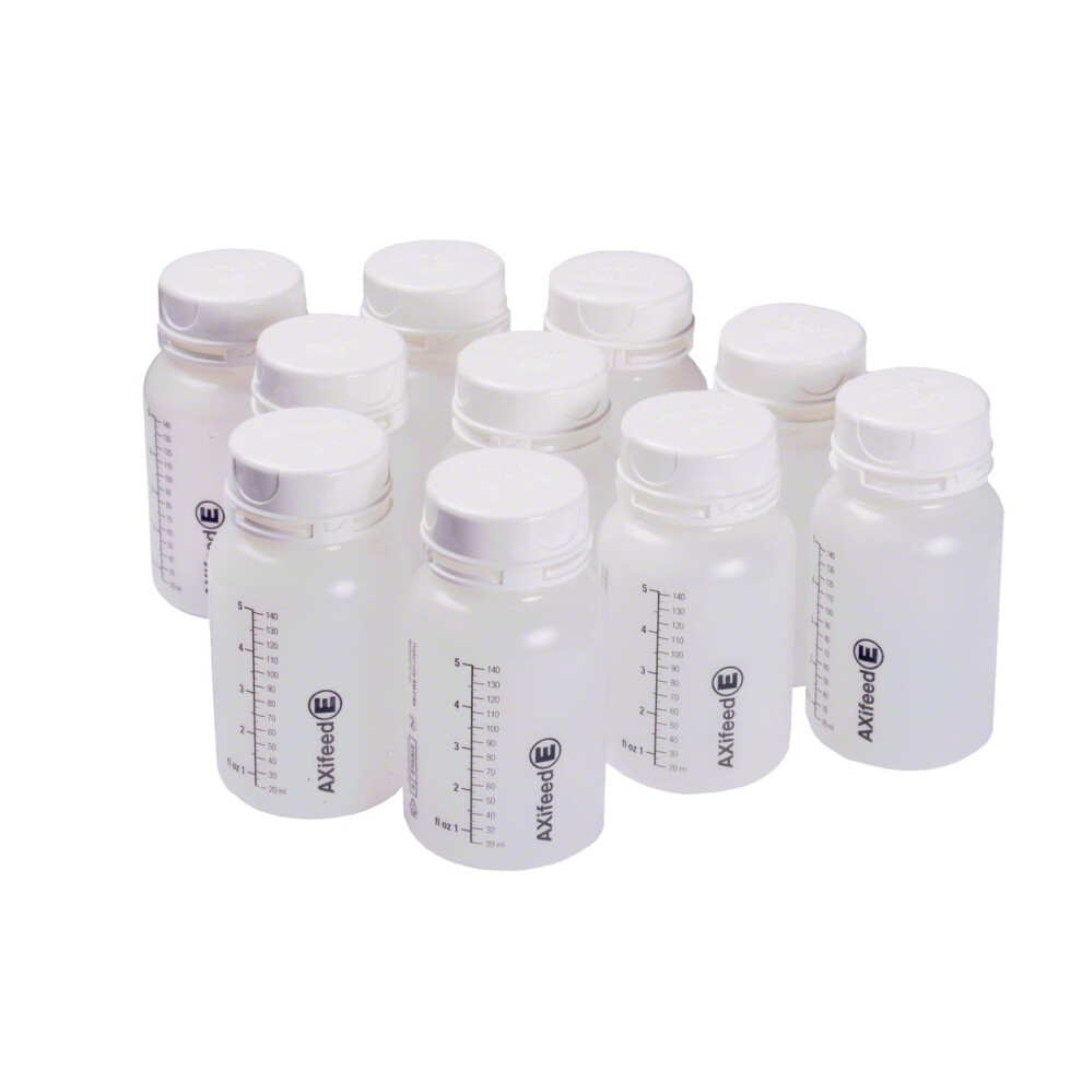 AXifeed EBM EBreast Milk Storage Bottles, 140 ml (Pack of 10) AXI31406