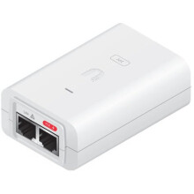 Ubiquiti 100-240AC 50/60Hz 30W 80+% 65 kHz Pins 4 5 (+) and Pins 7 8 (-)