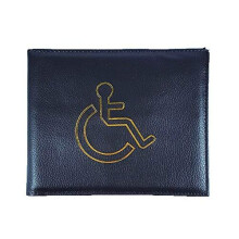 KAV High Quality Disabled Parking Badge Holder Protector Cover Wallet in PU Leather (Choose from 10 Colours)
