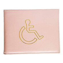 KAV High Quality Disabled Parking Badge Holder Protector Cover Wallet in PU Leather (Choose from 10 Colours)
