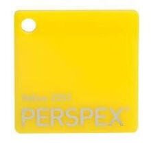 3mm Gloss Yellow Acrylic Sheet 297 x 420 (A3)