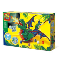 Ses Creative Children's Dragon Glow-In-The-Dark Casting And Painting Set Un 14204