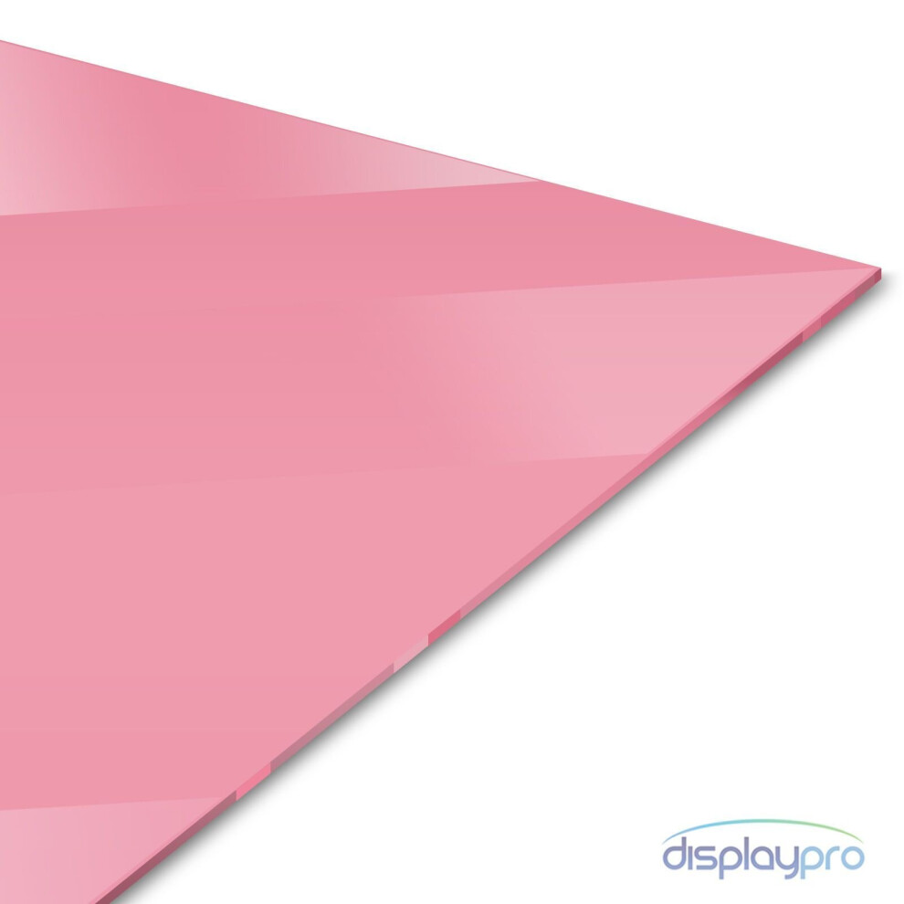 Frosted Pink A5 Size Acrylic Sheet 5Mm Thick 5055889737979
