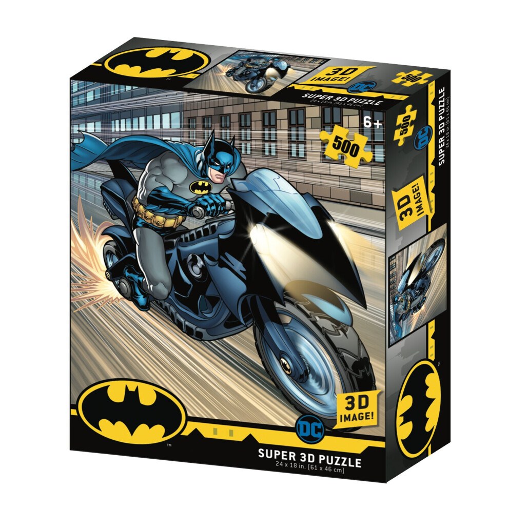 Dc Comics Dc Batman Bat Cycle Prime 3D Effect Jigsaw Puzzle