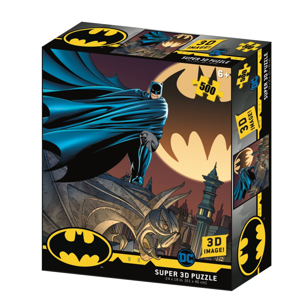 Dc Comics Dc Batman Signal Prime 3D Effect Jigsaw Puzzle