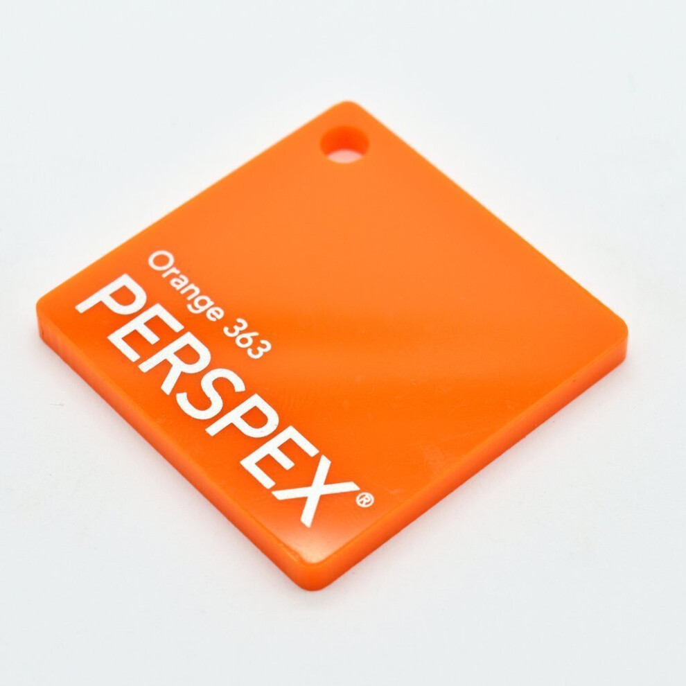 3Mm Gloss Orange Acrylic Sheet 297 X 420 (A3) 5055889737078