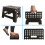 Black Plastic Folding Single Step | Motorhome Caravan or Home Mobility 3