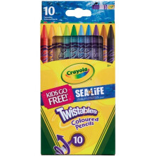 Crayola Twistables Coloured Pencils (Pack of 10)