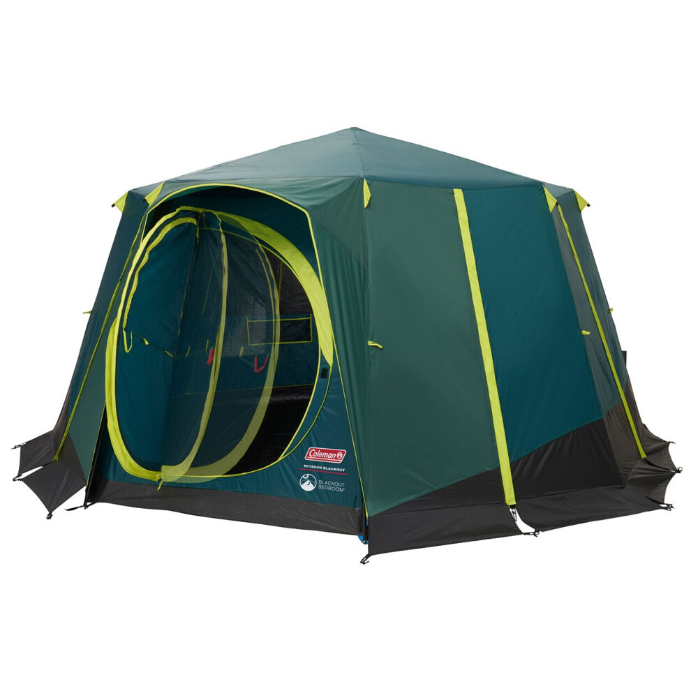Coleman Octagon Blackout 8 Man Glamping Tent Green