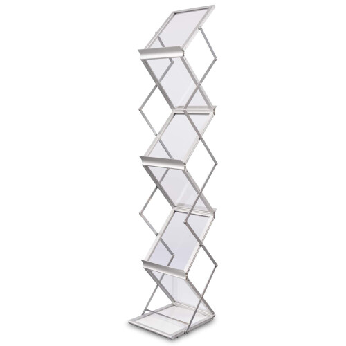 A4 Brochure Rack Exhibition Show Display Stand Foldable Holder Durable 2