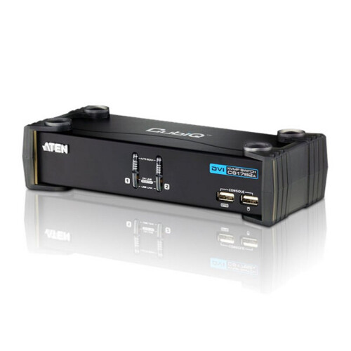 Aten KVM-Switch  2-f. Audio/VGA/USB/DVI