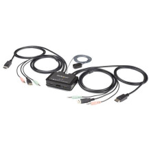 Commutatore KVM - STARTECH - SV211DPUA4K - 2 Porte - 4K 60 Hz - Audio 3,5 mm