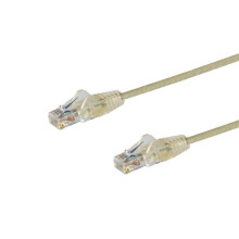 Cable de red StarTech 1,5 m Gris (Cable - Grey Slim CAT6 Patch Cord 1.5m) - N6PAT150CMGRS