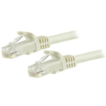 StarTech.com 7.5 m CAT6 Patch Cable - 100% Copper Wire - Snagless Connector - White