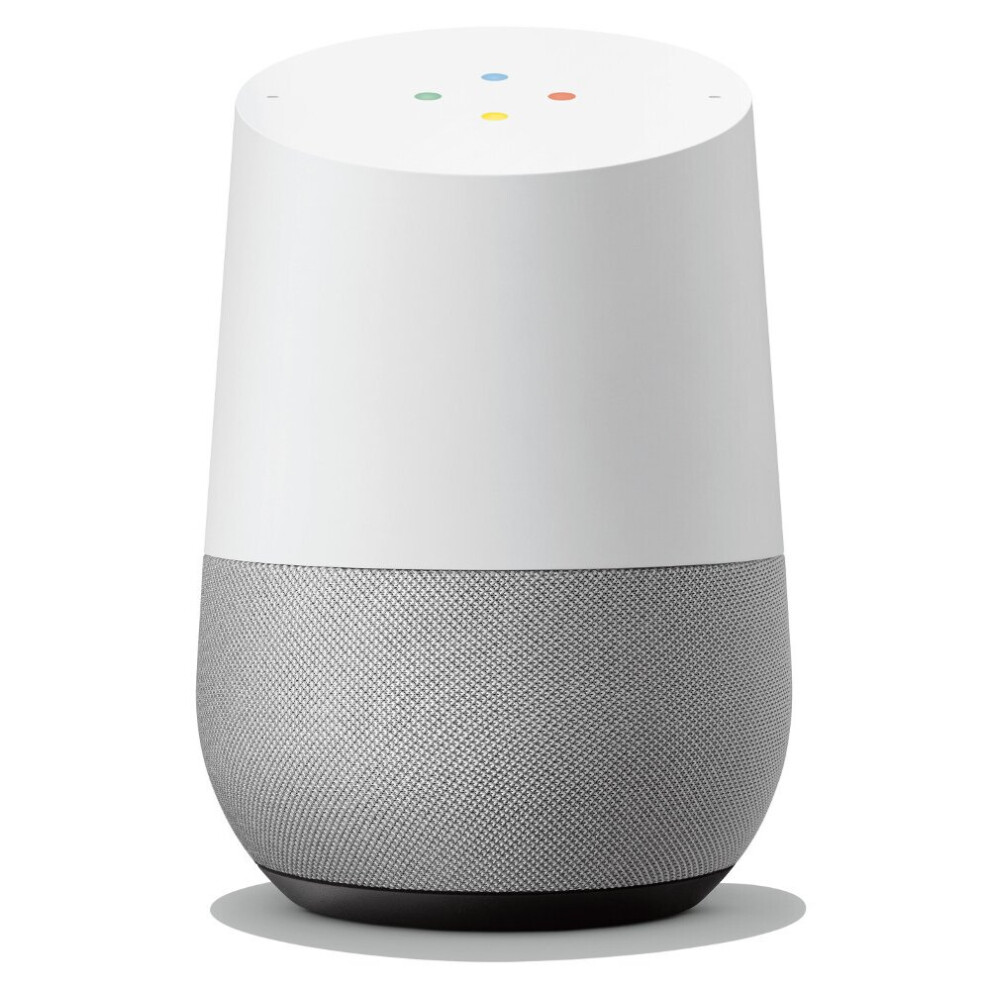 Google Home Medium Sized Smart Speaker | Voice Recognition & Google Assistant - Chalk