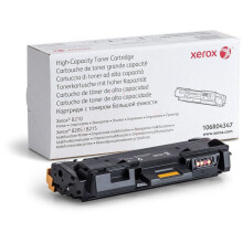 Zwarte tonercartridge - XEROX - 106R04347 - Hoge capaciteit - Tot 3000 pagina's - Laser