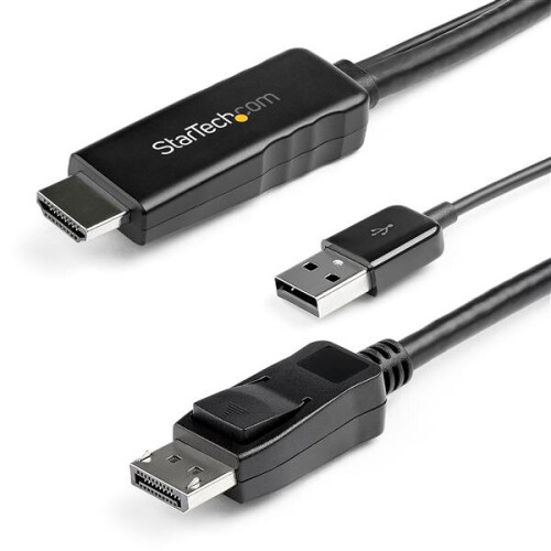 StarTech.com Startech HD2DPMM3M DisplayPort-HDMI-sovitin 3m musta