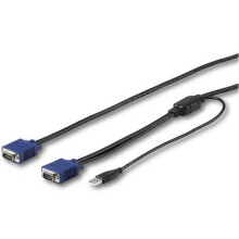 KVM USB VGA-kabel - STARTECH - RKCONSUV15 - 4,6 m - Resolutie 1920 x 1200 - Enkele connector