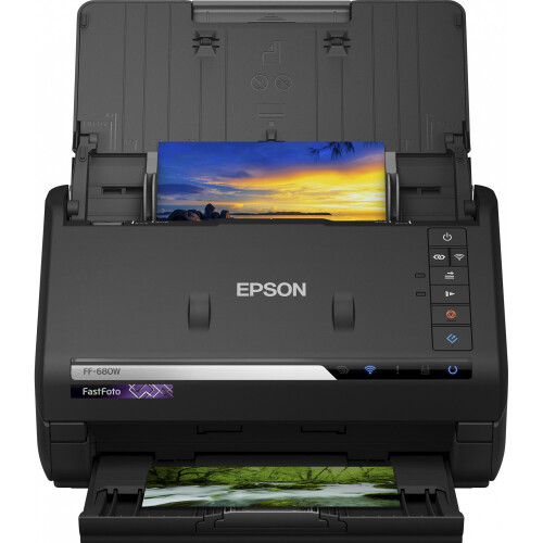 Epson Epson FF-680W 600 x 600 DPI Sheet-fed scanner Black A4