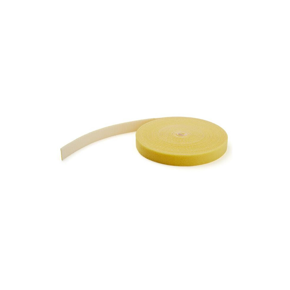 StarTech.com 25ft. Hook and Loop Roll - Yellow