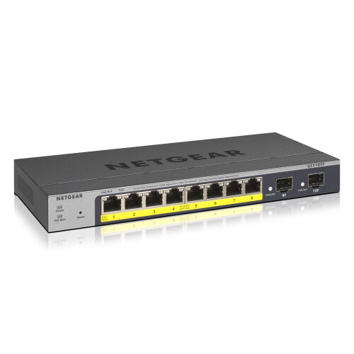 Netgear NETGEAR - capa gigabit 2 8 puertos+ 2 - 8 puertos 1