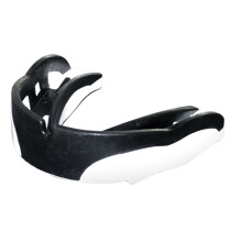 (Adult, Black/White) Shockdoctor Boxing Martial Arts Sports Teeth Protection Gumshield Mouthguard (2020)