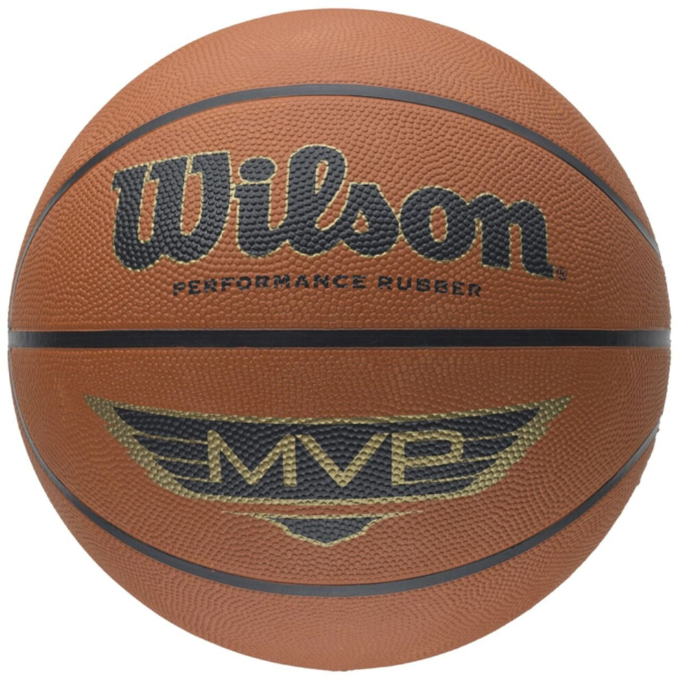 (7) Wilson MVP Basketball Outdoor Playing Match Training Performance Rubber Ball (2020)