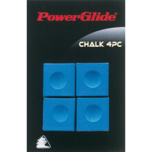 (Blue) Brand Powerglide Snooker Pool Billiards Cue Chalk Pack Of 4 Chalks (2020)