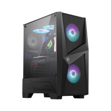 MSI MAG FORGE 100R PC CASE - Zwart - Gehard glas - ATX formaat (306-7G03R21-809)