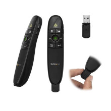 StarTech.com Draadloze presentatie afstandsbediening met groene laserpointer - 27 m
